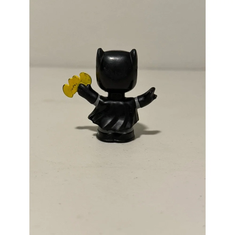 Batman Little People Fisher-Price DC Super Friends Figure Grey Black Suit Toy